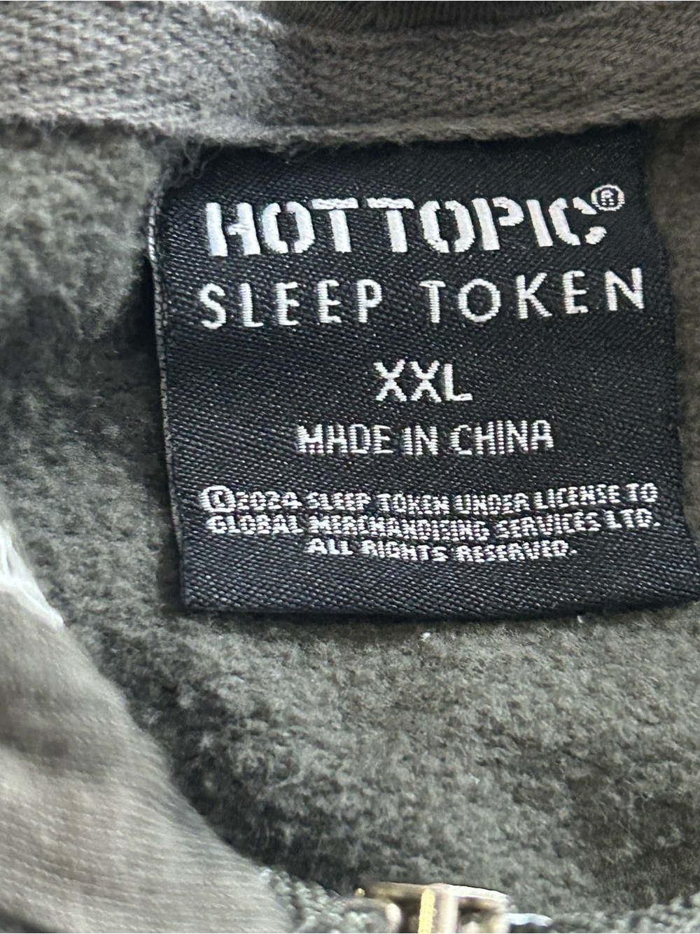 Sleep Token Take Me Back To Eden Tie Dye Zip Up Hoodie Hot Topic XXL - Picture 6 of 8